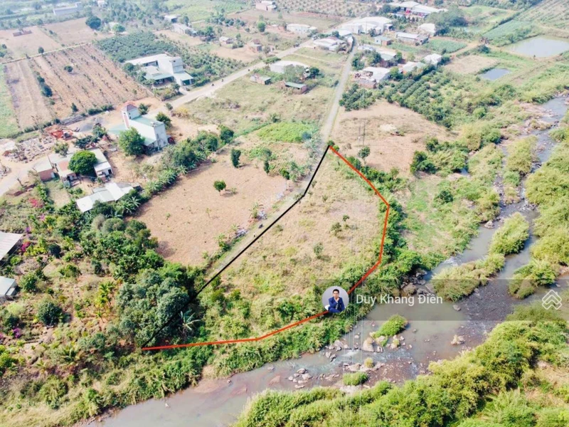Đất sào nghỉ dưỡng 1850m2 view sông - full hồng - đường ô tô - ra đường lớn QH 30m chỉ 100m giá rẻ