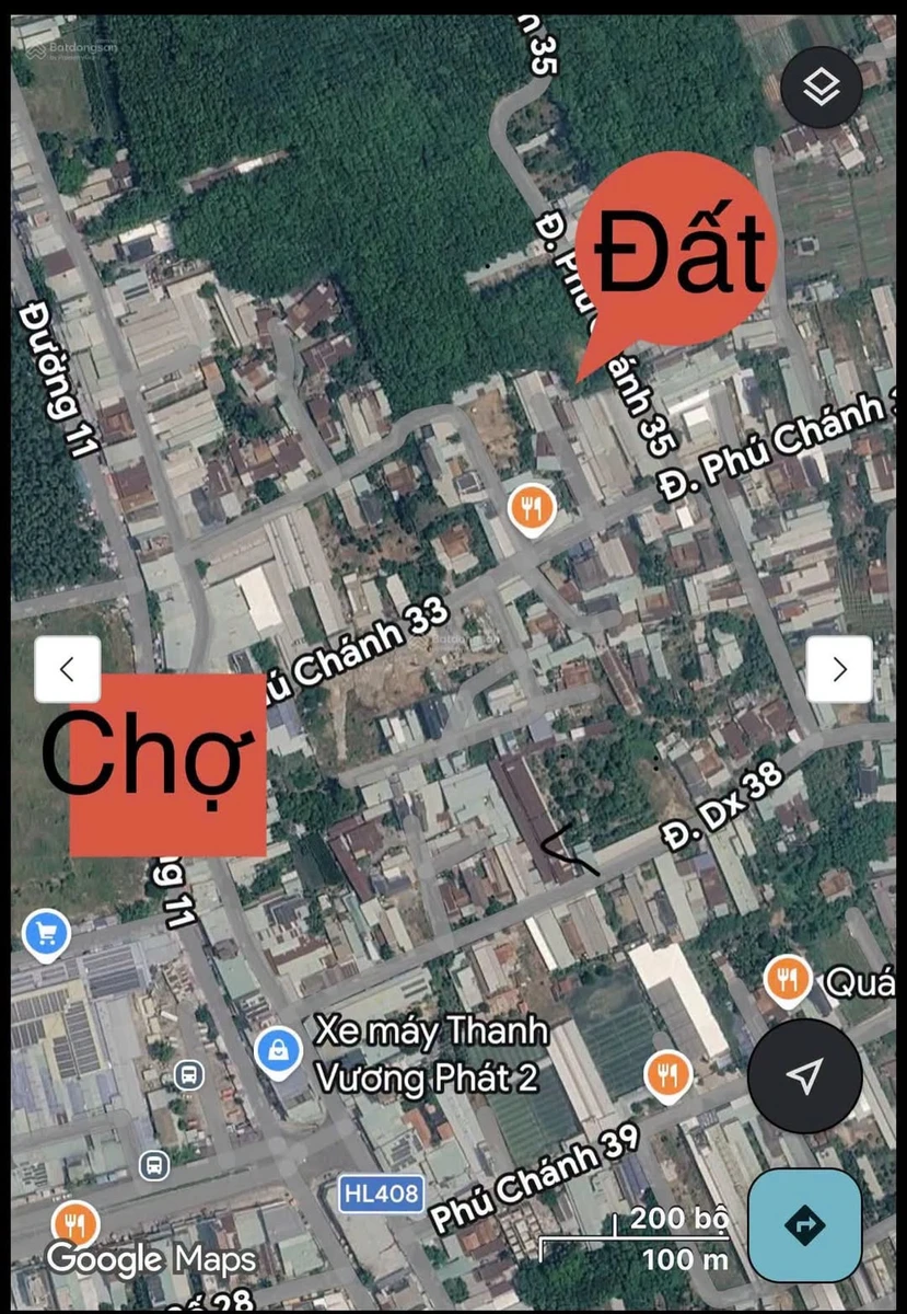Bán đất mặt tiền Phú Chánh 560m2 (120m2 thổ cư) 4tỷ599tr - Ảnh 1