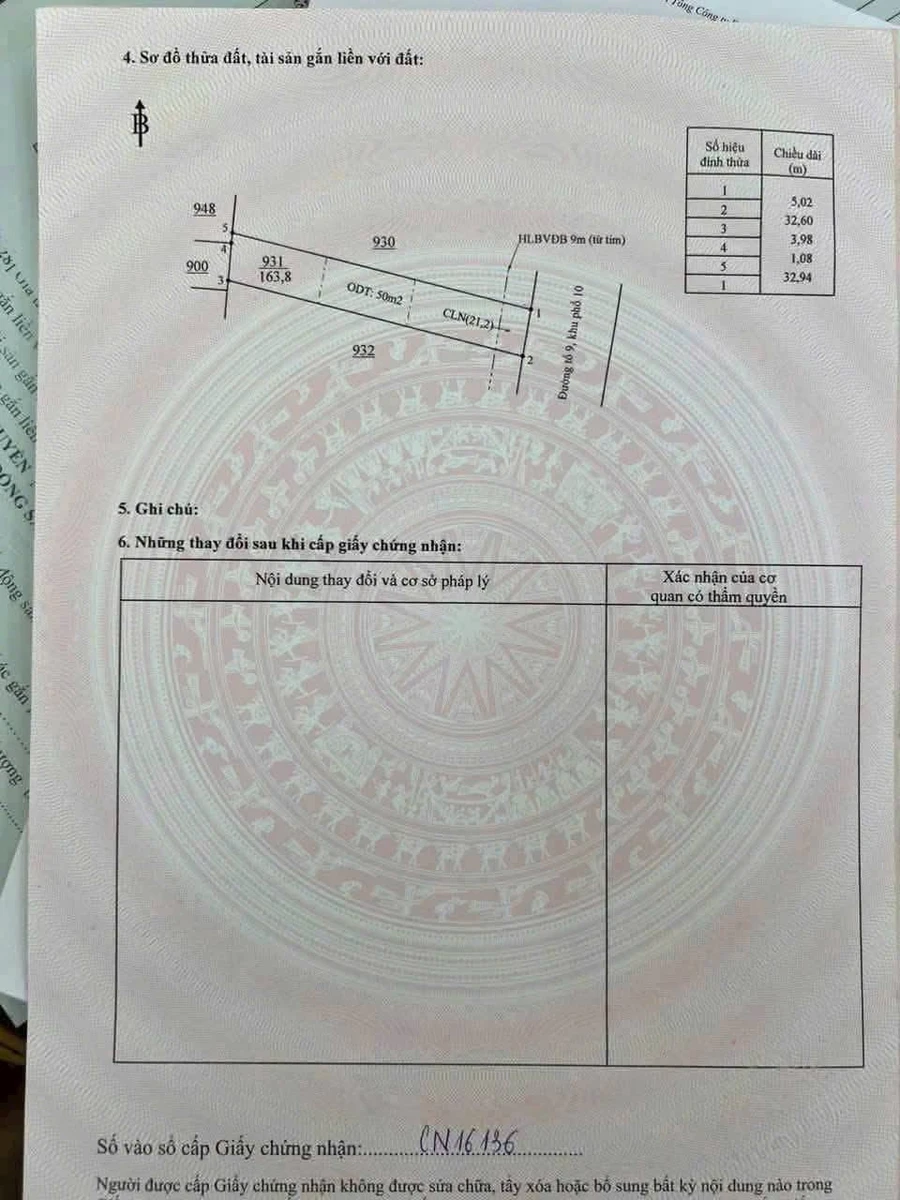 Bán lô đất 50m² Cao Bá Quát, Chơn Thành - 560 triệu - Ảnh thu nhỏ 3