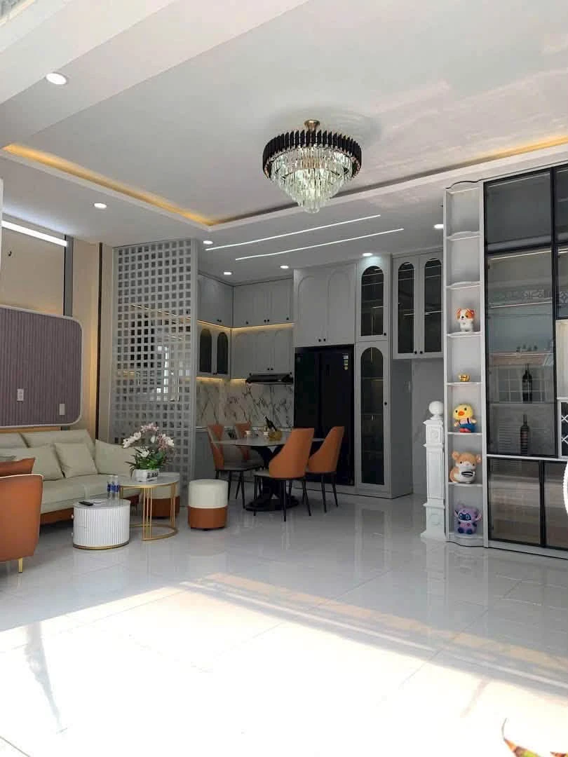 Bán nhà 4 tầng lô góc 55m2, 4PN, đường 7m Huỳnh Tấn Phát, Nhà Bè - Ảnh thu nhỏ 2