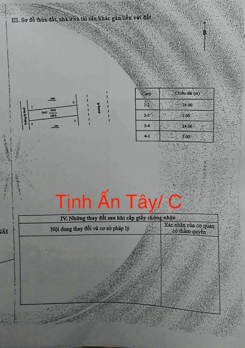 Bán nhà cấp 4 120m2, 2 phòng ngủ Tịnh Ấn Tây - Ảnh 1