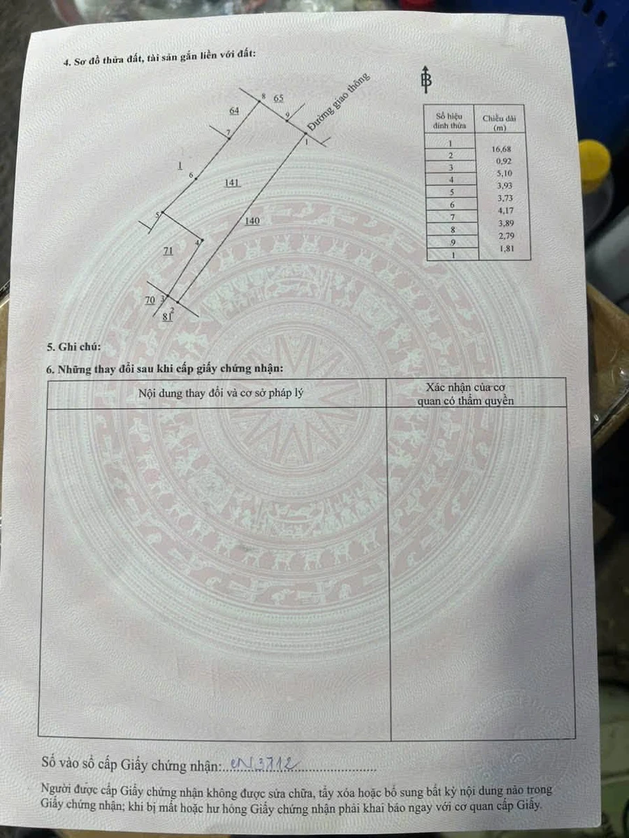 Bán đất 62m2 giá 790 triệu gần Ngã ba Vũng Tàu, Phường Long Hưng, Biên Hòa - Ảnh thu nhỏ 2