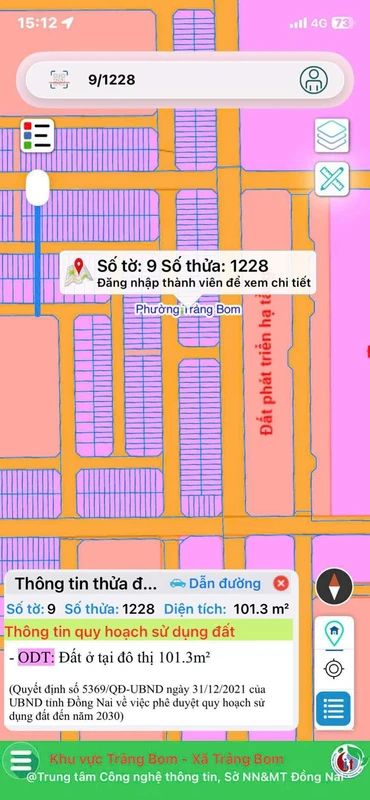 Bán đất đường Nguyễn Trãi, Trảng Bom, 100m², 2,3 tỷ