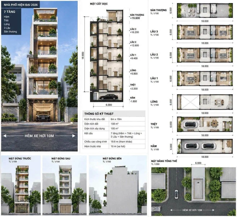 Bán nhà cũ 101m² đất vuông 6x17,5m hẻm xe tải đường Võ Oanh, Bình Thạnh - Ảnh thu nhỏ 4