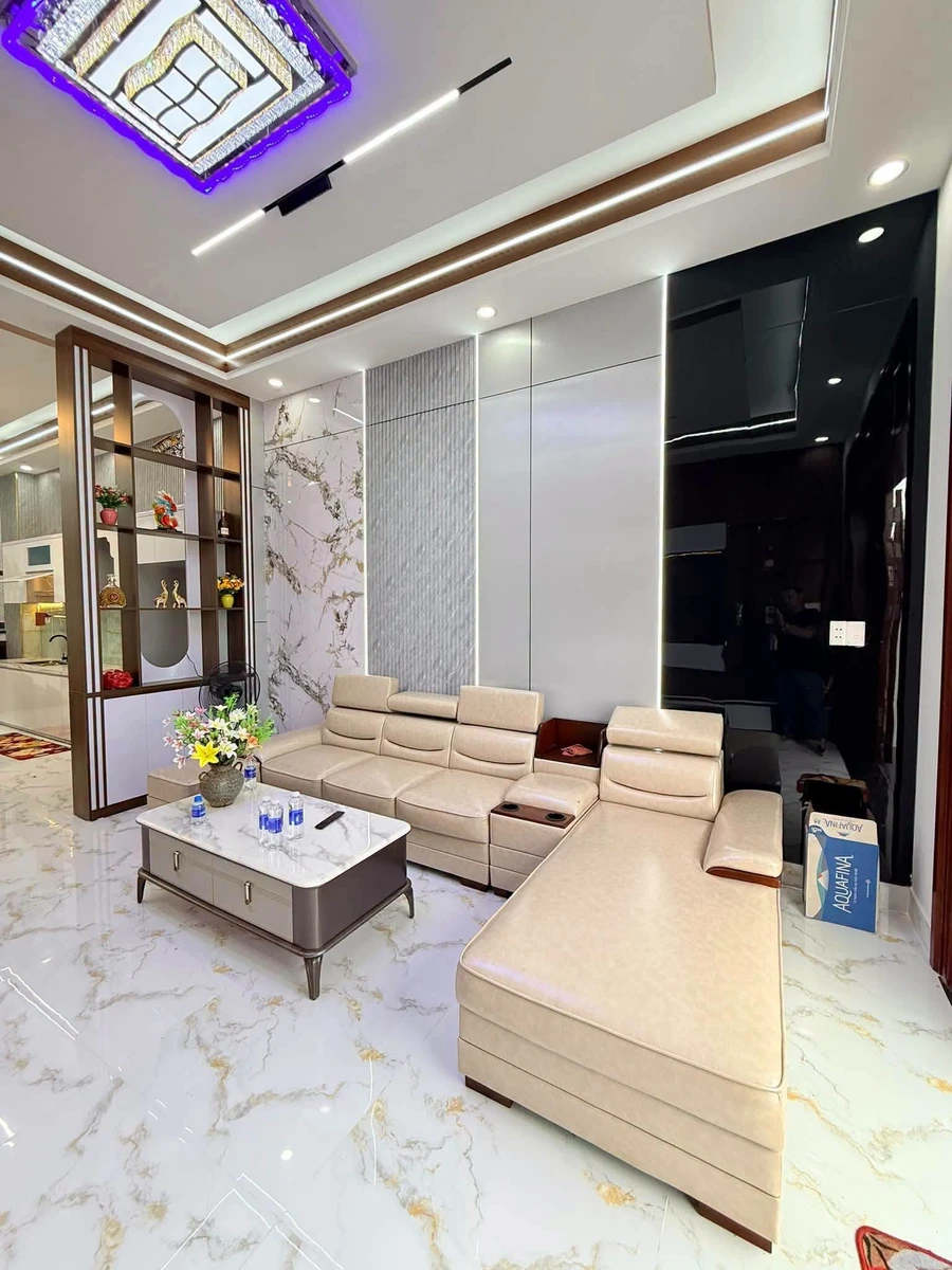 Bán nhà 1 trệt 1 lầu 143,6m2 kế chợ Gò Đen Long An - Ảnh thu nhỏ 4