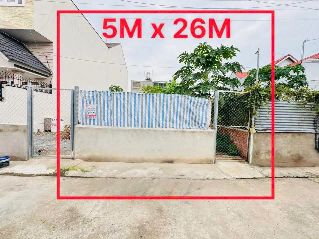 Bán đất nền sổ hồng 5x26m gần chợ Trảng Dài - Ảnh 1