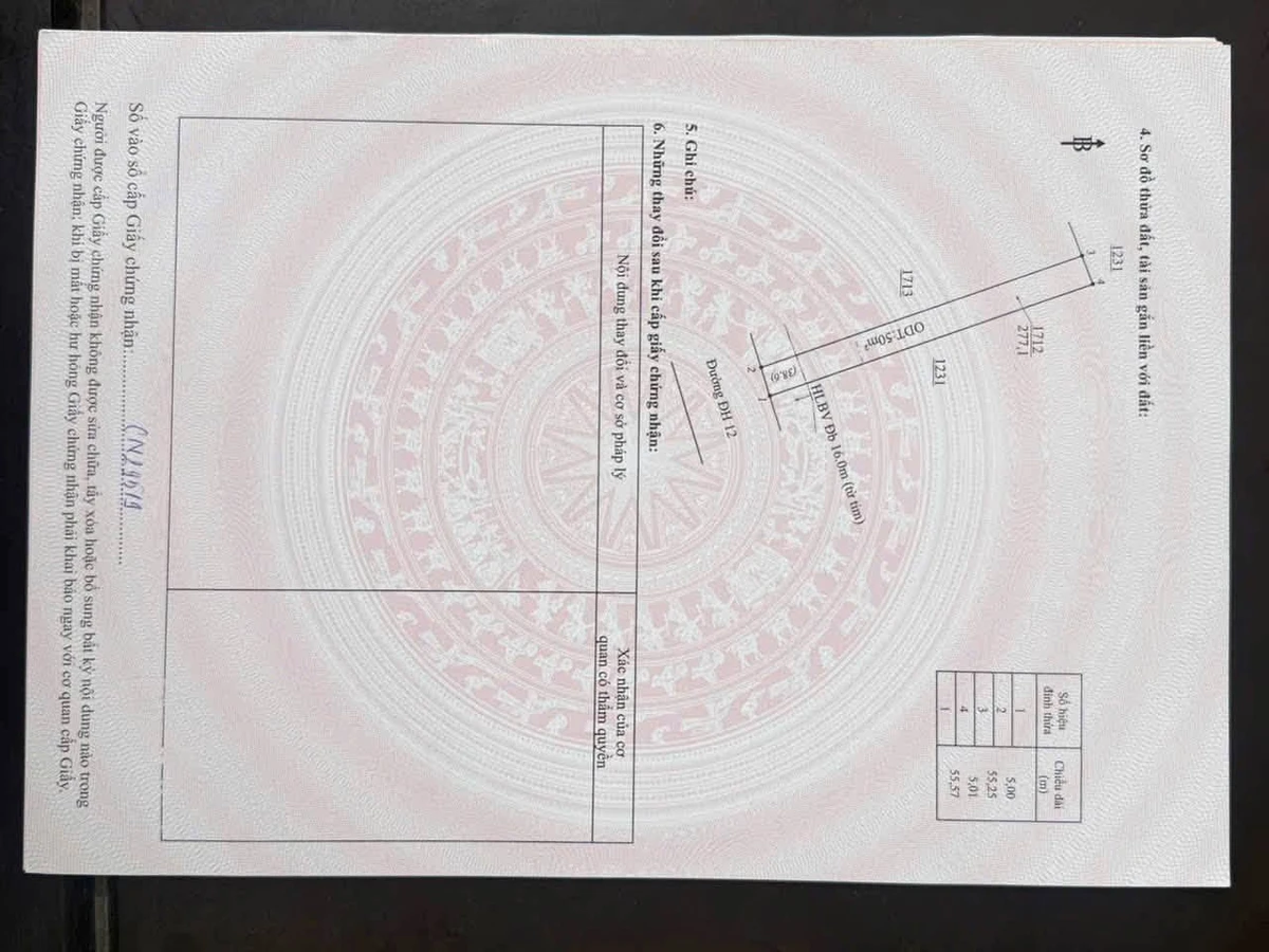 Bán 2 lô đất mặt tiền đường Minh Hưng Bình Dương - Ảnh thu nhỏ 3