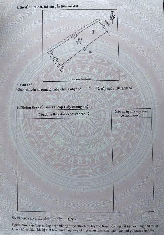Bán đất 177m2 mặt tiền 6m phường Hà Huy Tập 7 tỷ - Ảnh thu nhỏ 4