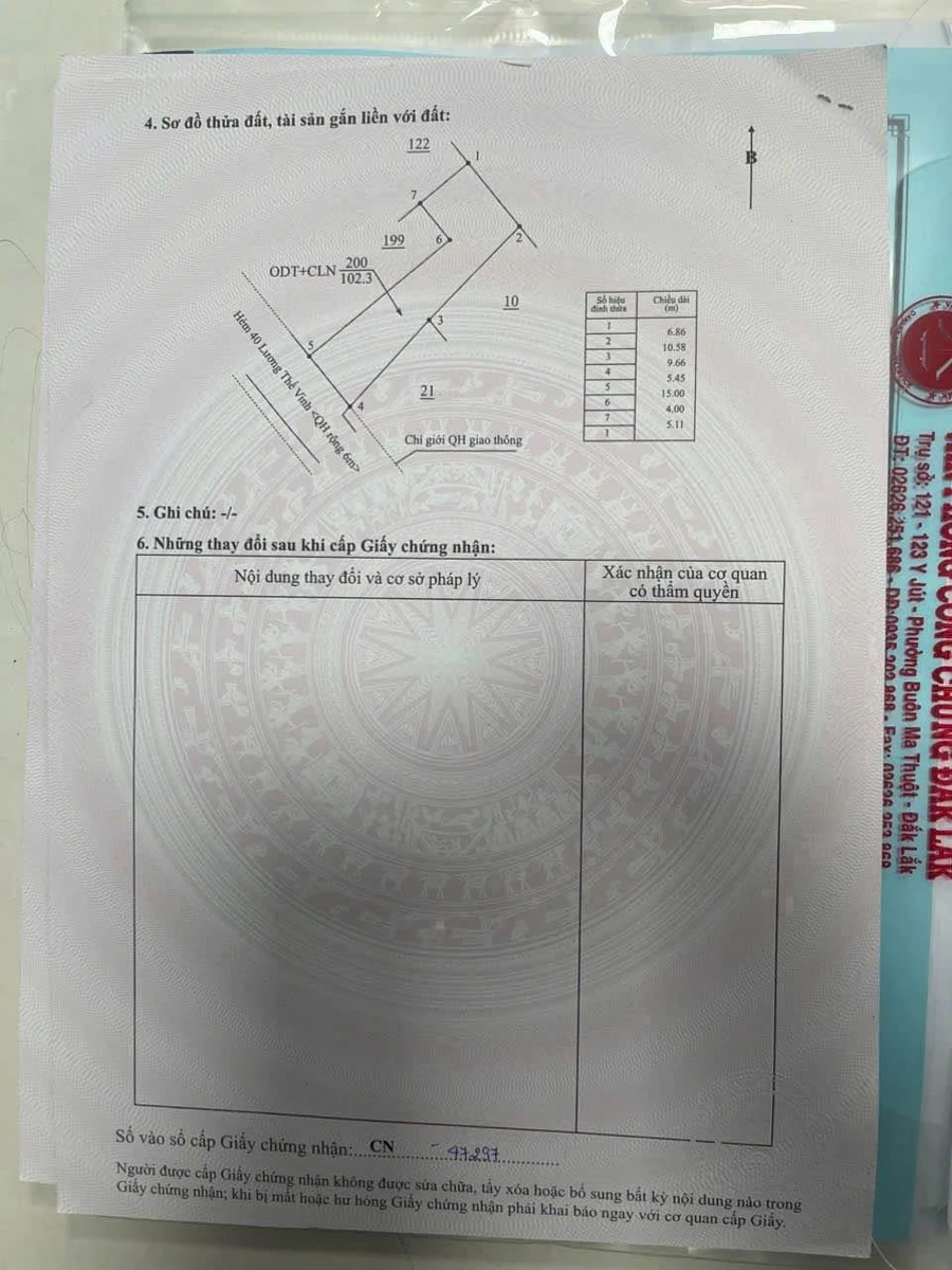 Bán lô đất hẻm 100m² Lương Thế Vinh gần EcoPalace, Quận 12 - Ảnh thu nhỏ 3