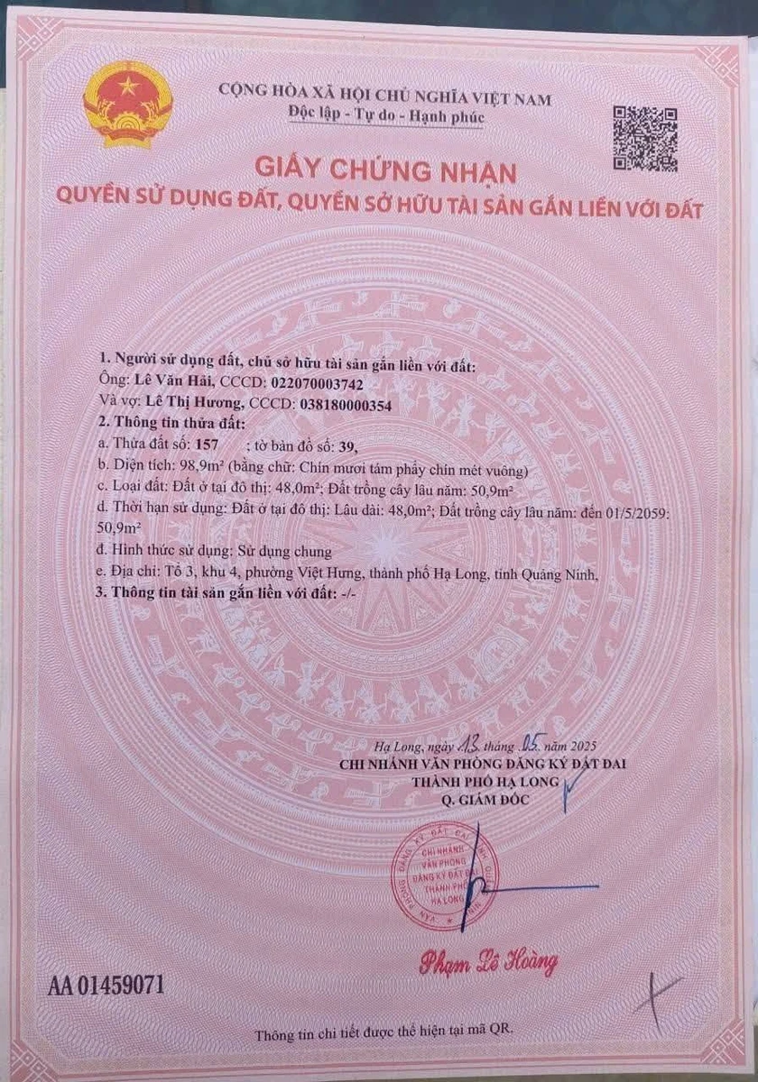 Bán đất thổ cư 100% An Điền Bến Cát 100m2 517cg - Ảnh 1