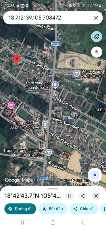 Bán nhà 2 tầng 77.6m² 3 phòng Nghi Đức Nghệ An 2.9 tỷ