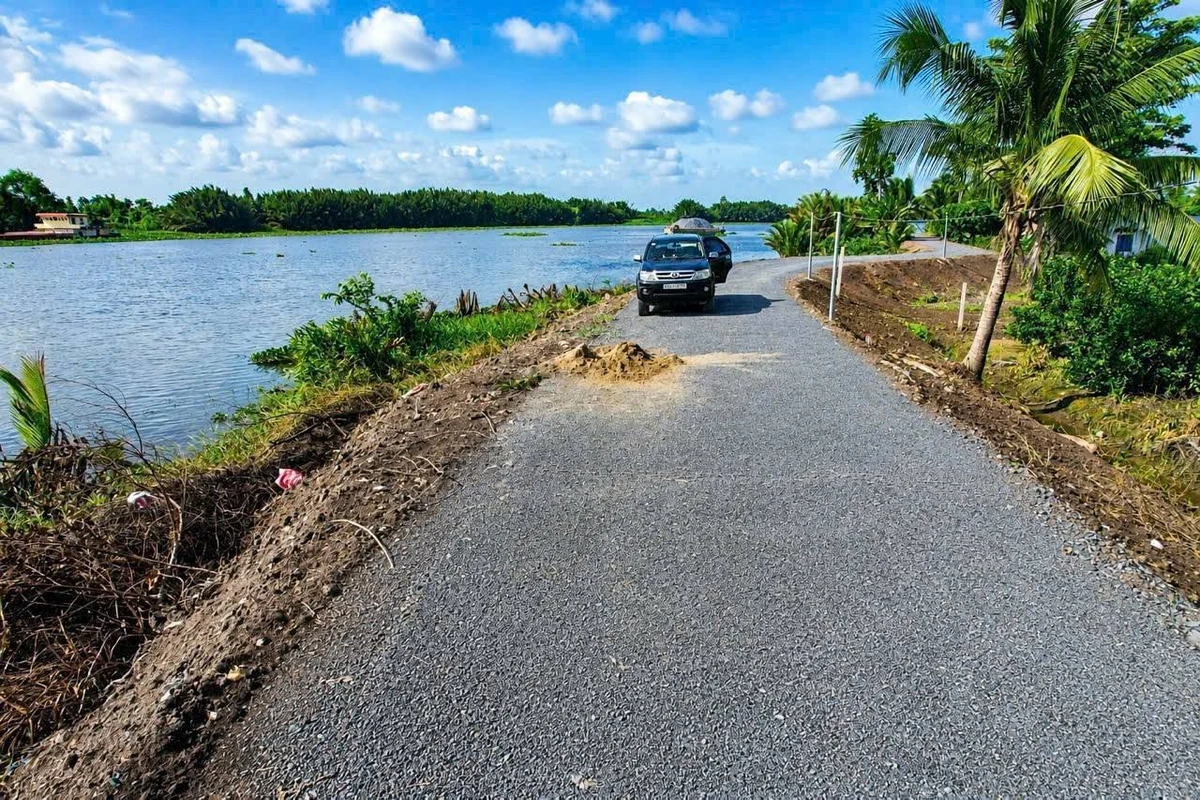 Bán đất vườn 500m² view sông Vàm Cỏ Đông, xã Thạnh Lợi (Thạnh Hòa, Bến Lức cũ), giá 999 triệu - Ảnh thu nhỏ 2