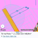 Bán đất 144m2 SHR Bến Cát, Bình Dương 1,4 tỷ - Ảnh thu nhỏ 1