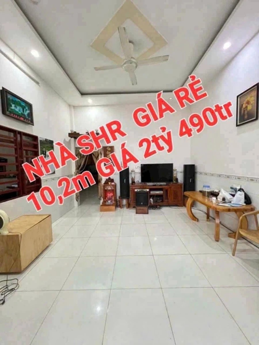 Bán nhà sổ hồng riêng 2 PN Dĩ An Bình Dương 102m², 2 tỷ 490 - Ảnh 1
