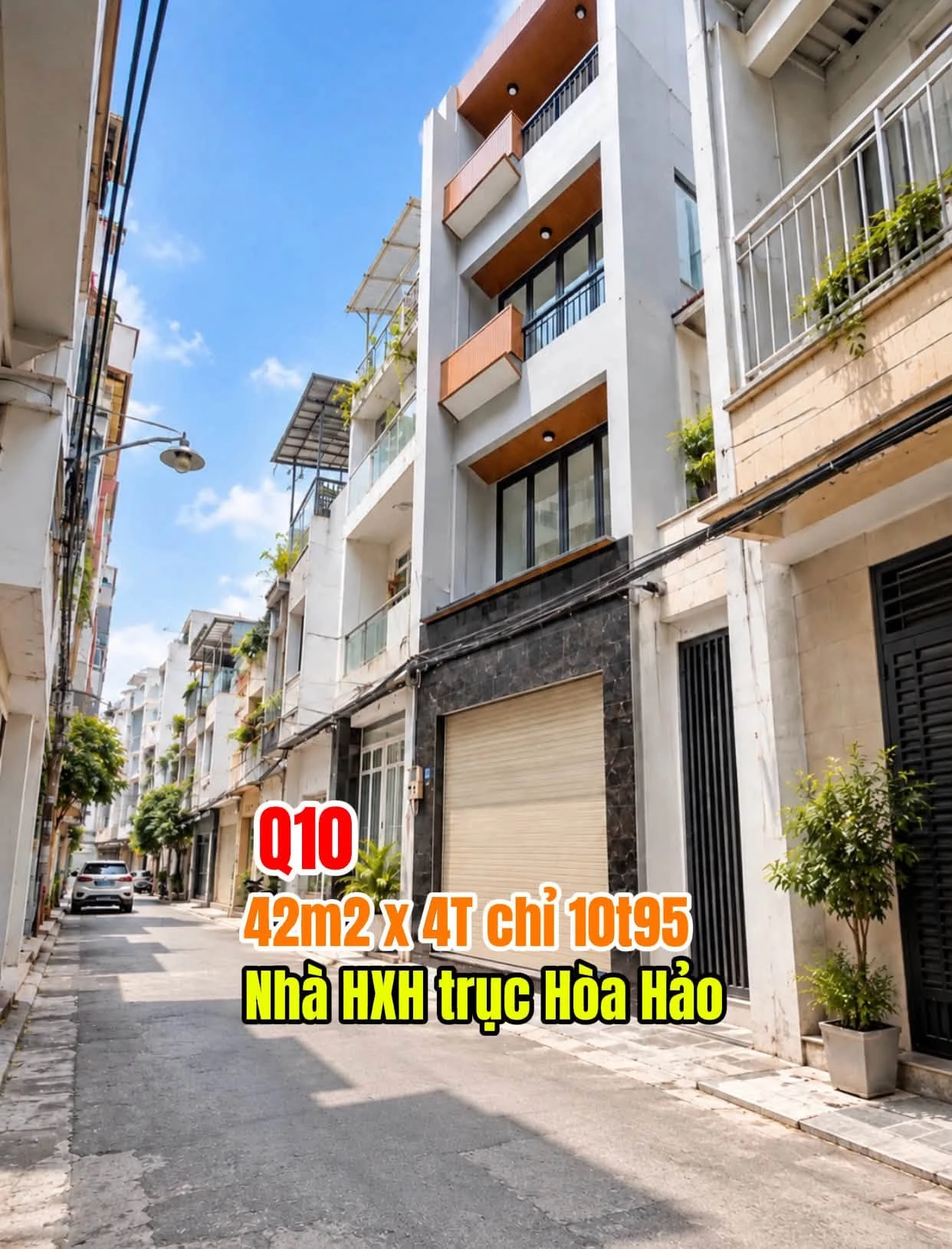 Bán nhà hẻm xe hơi 42m2 x 4 tầng đường Hòa Hảo, Quận 10, giá 10,95 tỷ - Ảnh 1