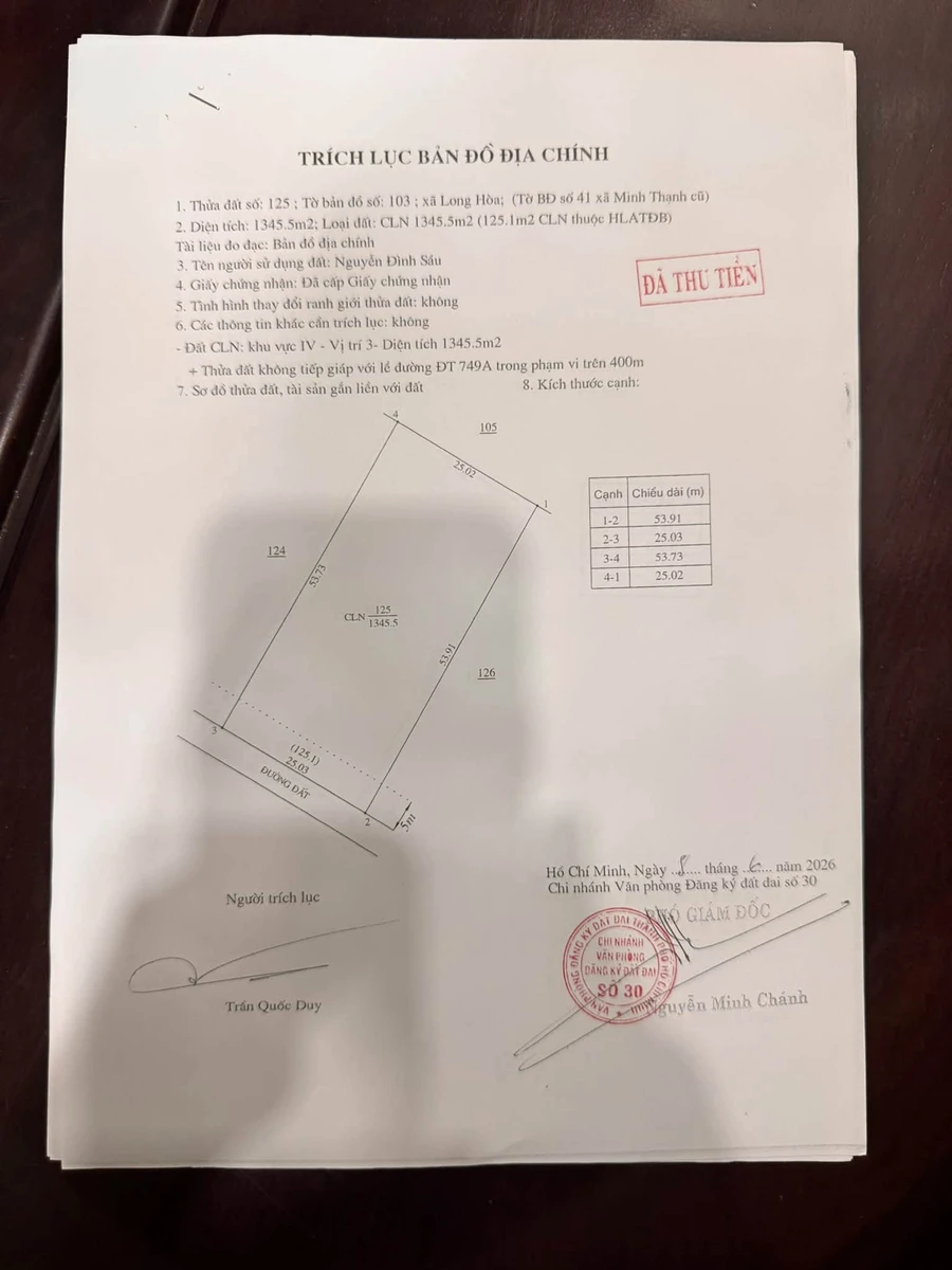 Bán đất Long Hoà, 400 m2, 37 triệu/m ngang - Ảnh thu nhỏ 3