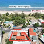 Bán đất mặt tiền biển Mỹ Khê Tịnh Khê, Quảng Ngãi - giá 4,5 tỷ, diện tích 273m2 hướng Đông - Ảnh thu nhỏ 2