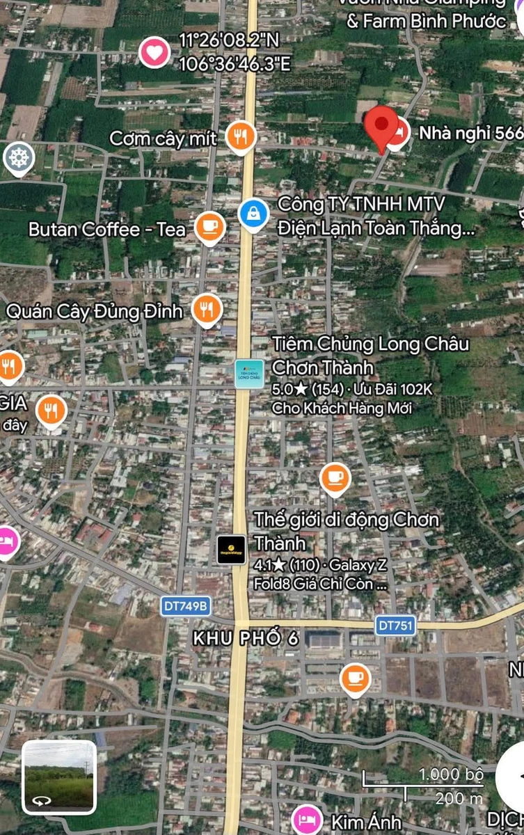 Bán đất góc 493m² Chơn Thành, gần Quốc Lộ 13 - Ảnh 1