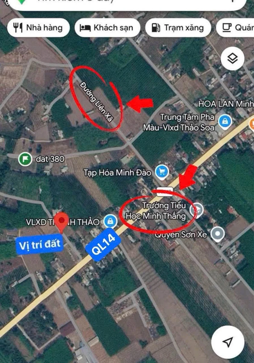 Bán đất mặt tiền đường số 10 Minh Thắng, 172,5m2 (100m2 thổ cư), giá 560 triệu - Ảnh thu nhỏ 2