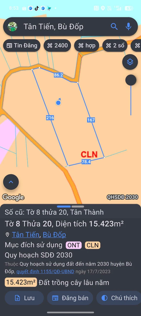 Bán đất 1.47ha Bù Đốp, Bình Phước, 2.6 tỷ - Ảnh thu nhỏ 4