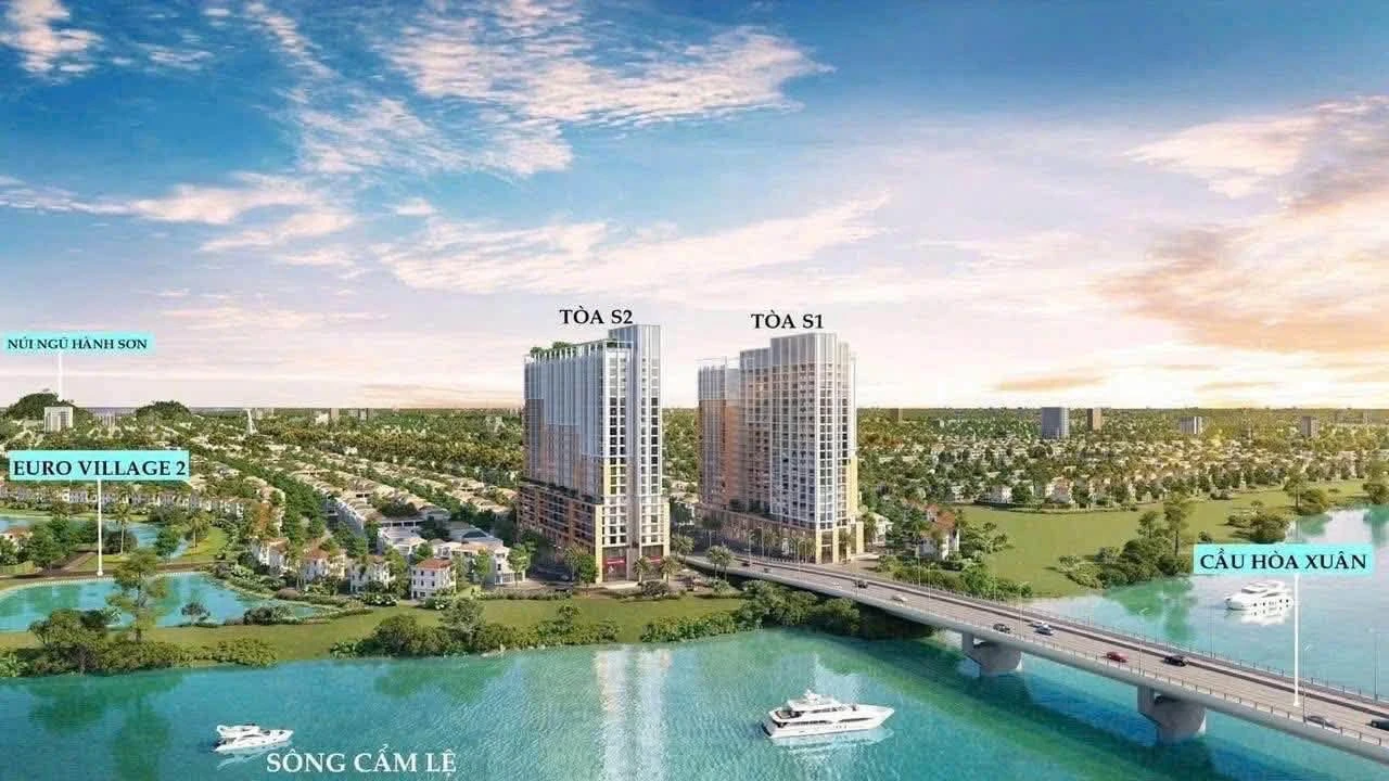 Bán căn hộ studio 42m2 view sông Đà Nẵng 2.3 tỷ - Ảnh 1
