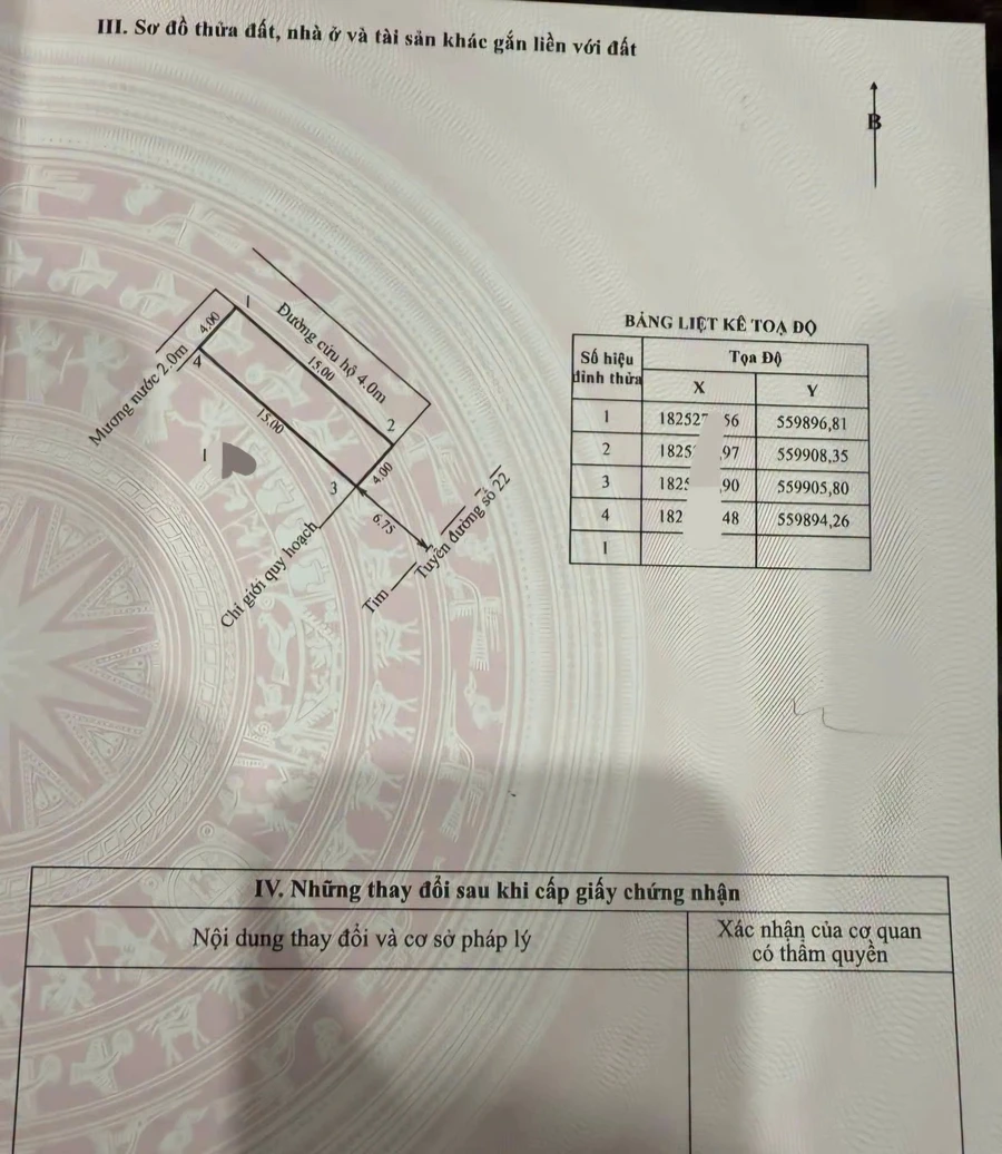 Bán đất Hương An 60m2 giá 1 tỷ 4 - Ảnh thu nhỏ 4