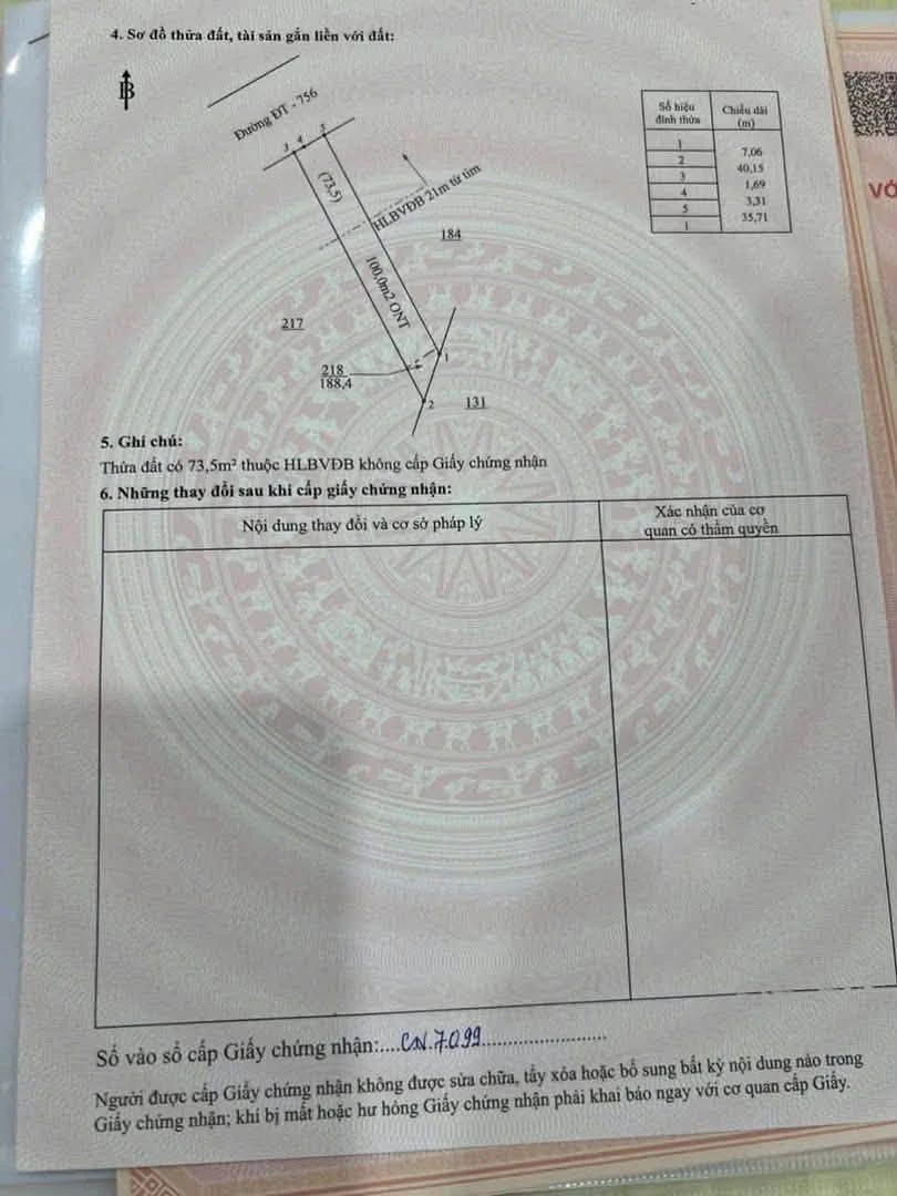 Bán đất 756m² Lộc Quang, Lộc Ninh, Bình Phước - Ảnh thu nhỏ 2
