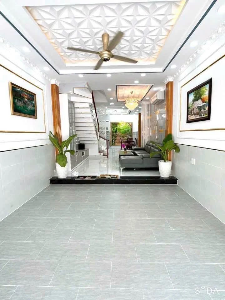 Bán nhà hẻm 67 Đào Tông Nguyên, Nhà Bè, 4x16,5m, trệt 2 lầu sân thượng, 4PN 4WC, giá 6,9 tỷ - Ảnh thu nhỏ 2