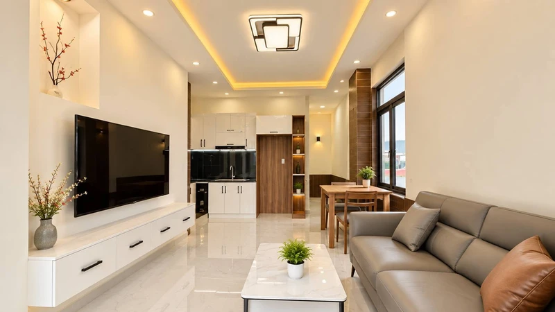 Bán nhà mới 1 trệt 1 lầu 3 phòng ngủ 86m² đường Ngô Thì Sỹ, Đà Lạt giá 3,3 tỷ