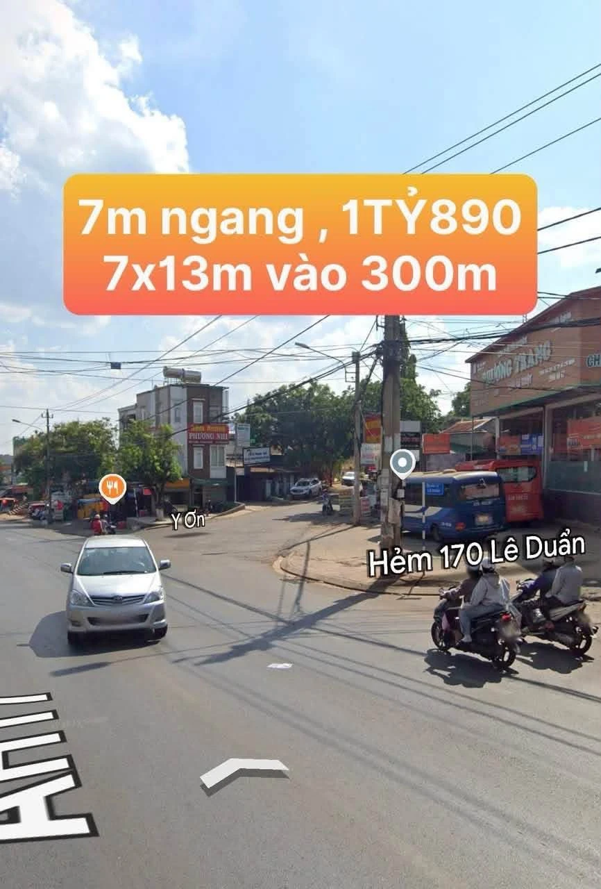 Bán đất ngang 7m nở hậu hẻm Lê Chân, Buôn Ma Thuột giá 1,89 tỷ - Ảnh 1