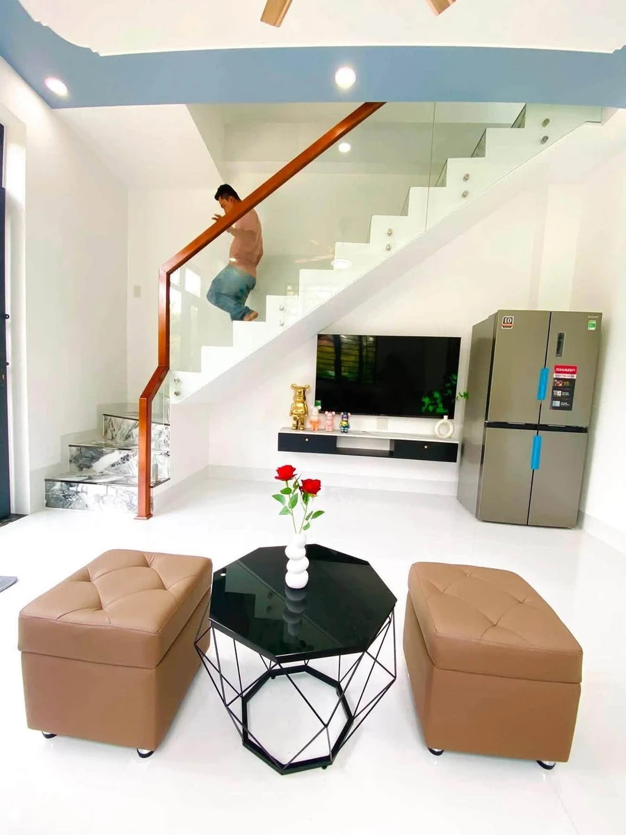 Bán nhà trệt lầu góc 2 mặt tiền 100m² Bình Thuỷ Cần Thơ 1,98 tỷ - Ảnh thu nhỏ 3