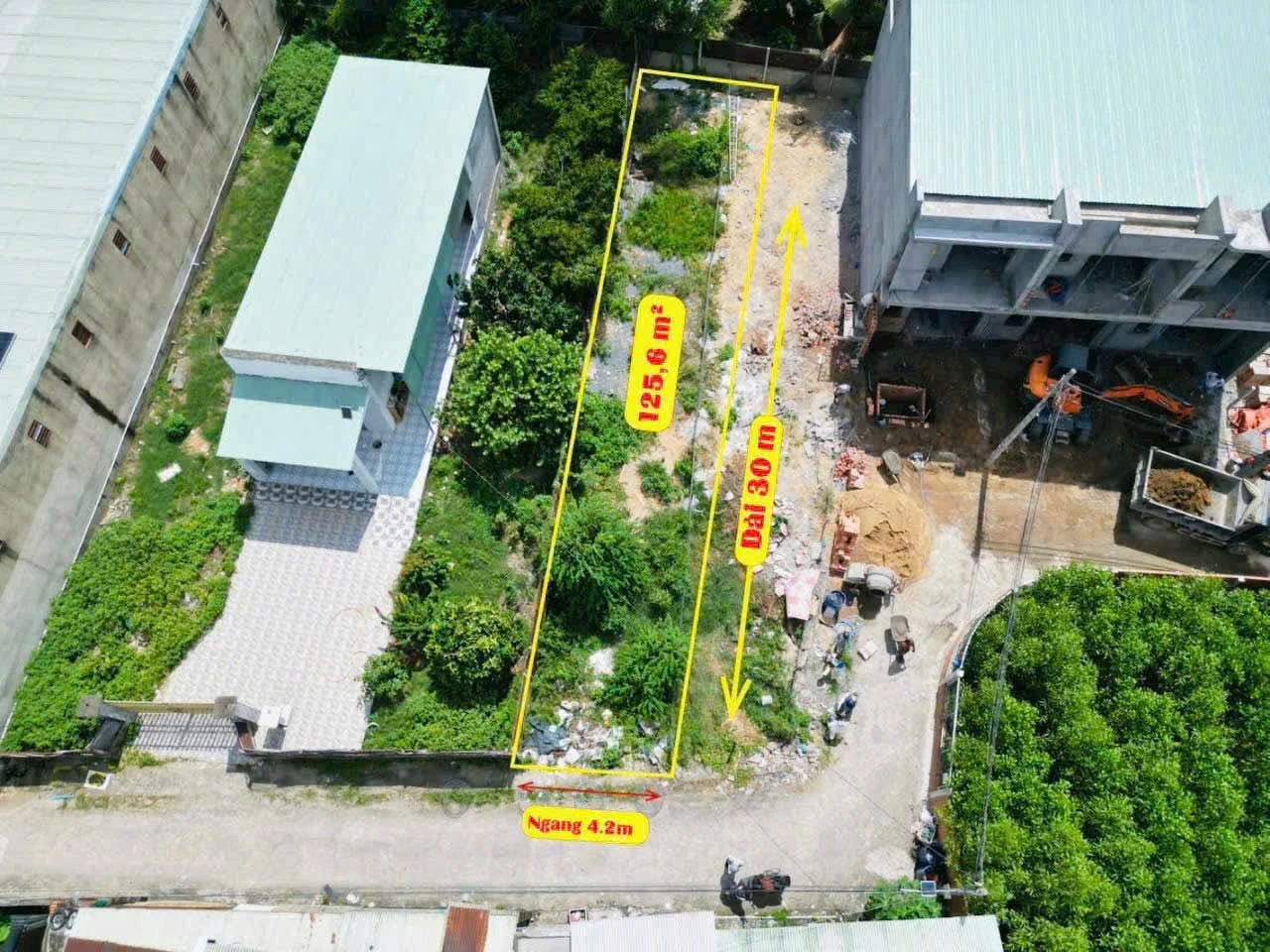 Bán đất 125,6m2 Tân Bình, sổ hồng, giá 1tỷ450 - Ảnh 1