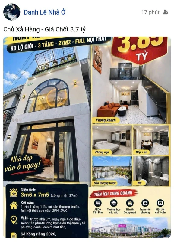 Bán nhà phố 2PN mặt tiền Nguyễn Sơn Bình Tân 2 tỷ 460 triệu