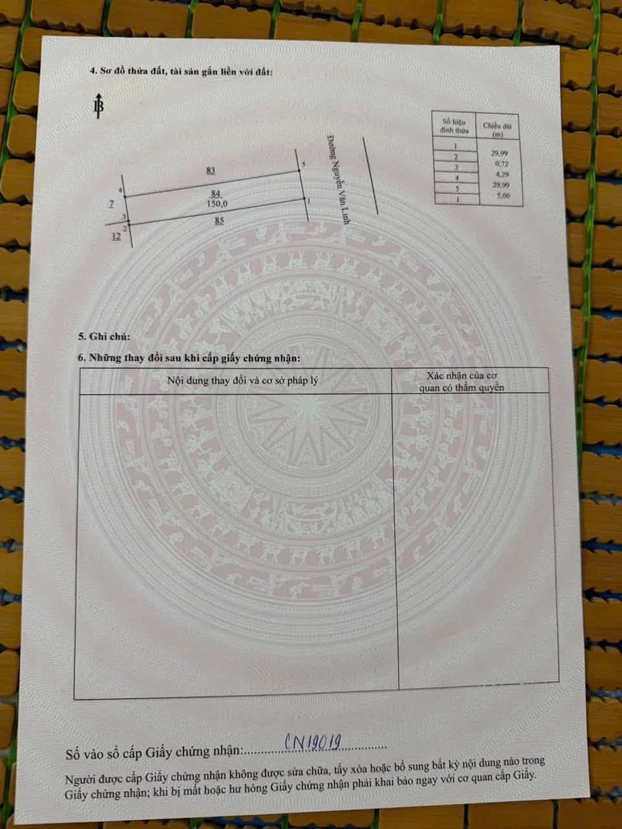 Bán 2 lô đất Nguyễn Văn Linh Chơn Thành Đồng Nai 300m2 - Ảnh thu nhỏ 2