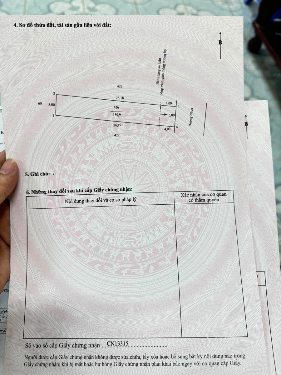 Bán nền đất 150m² full thổ cư Trà Côn Vĩnh Long 250 triệu - Ảnh thu nhỏ 5