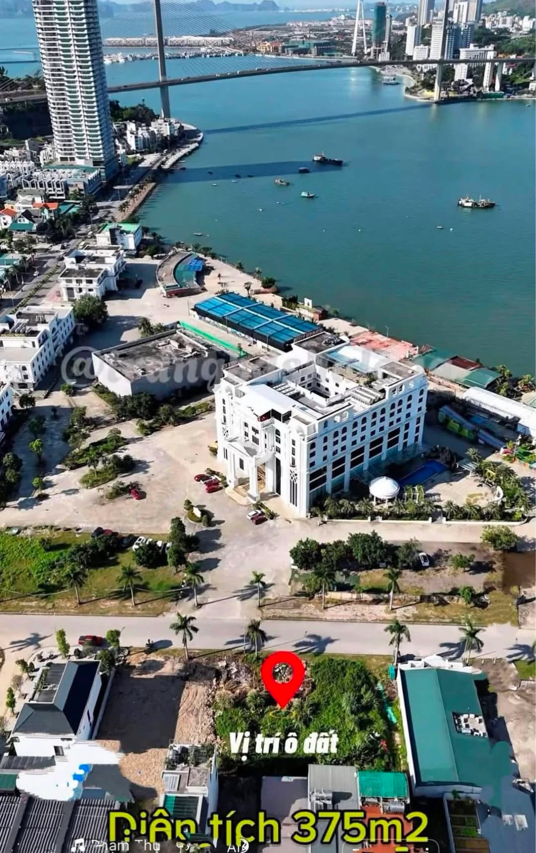 Bán đất 375m2 mặt tiền, gần Trung tâm tiệc cưới Grand Hạ Long View - Ảnh 1