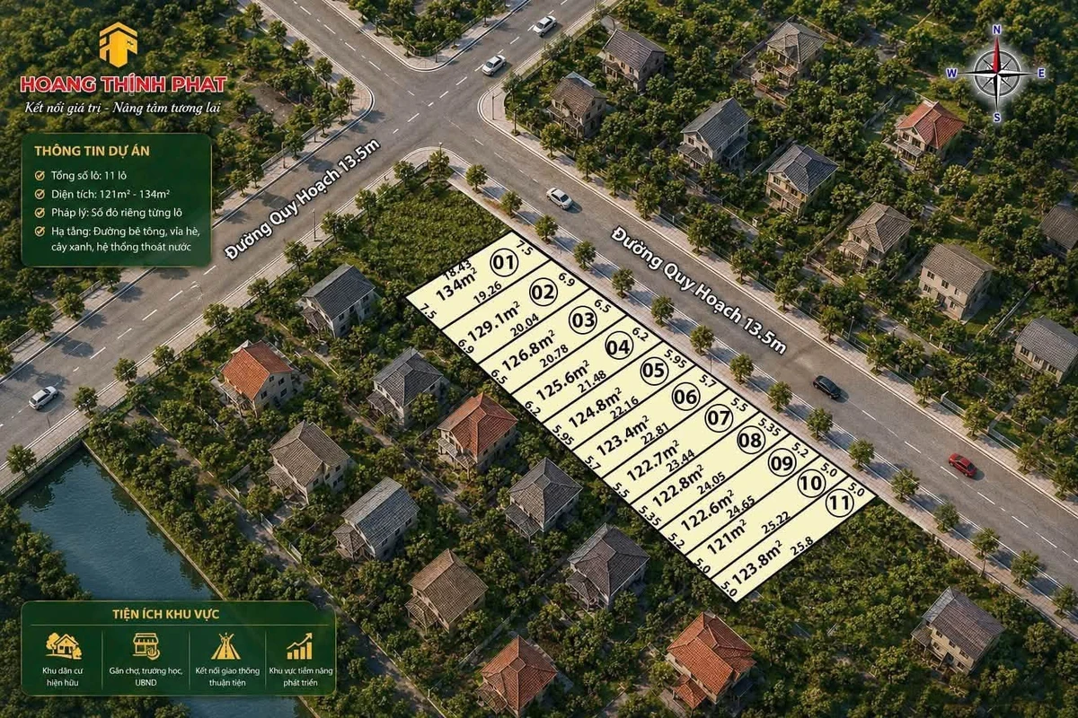 Bán đất KDC Phú Vinh Huế 120m² giá 295 triệu - Ảnh thu nhỏ 2