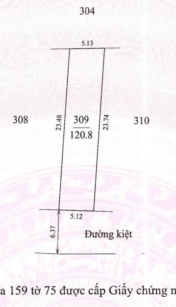 Bán đất kiệt 120m² đường 6m Thiên Thái, Huế - Ảnh thu nhỏ 3