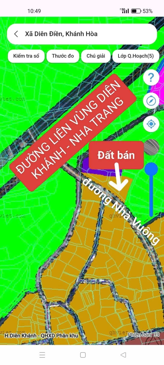 Bán lô đất 180m² mặt HL50A Diên Điền Khánh Hòa 1,7 tỷ - Ảnh thu nhỏ 5