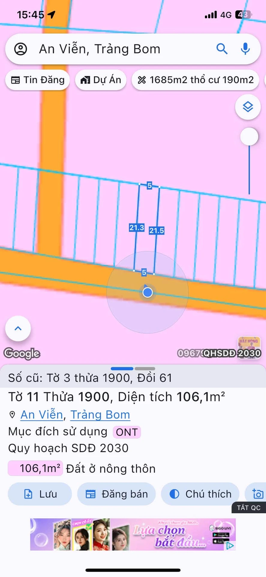 Bán nhà mới 2PN 105m² KCN Bàu Xéo Trảng Bom 1 tỷ 400 triệu - Ảnh 1