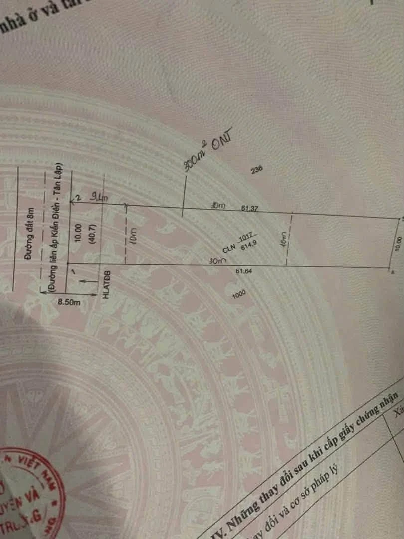 Bán lô đất 610m² gần vòng xoay An Điền, Bình Chánh 3 tỷ 5 - Ảnh thu nhỏ 2