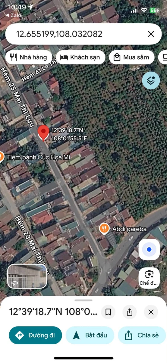 Bán đất hẻm đường Mai Thị Lựu, 4,5×20m, 2,5 tỷ - Ảnh thu nhỏ 2