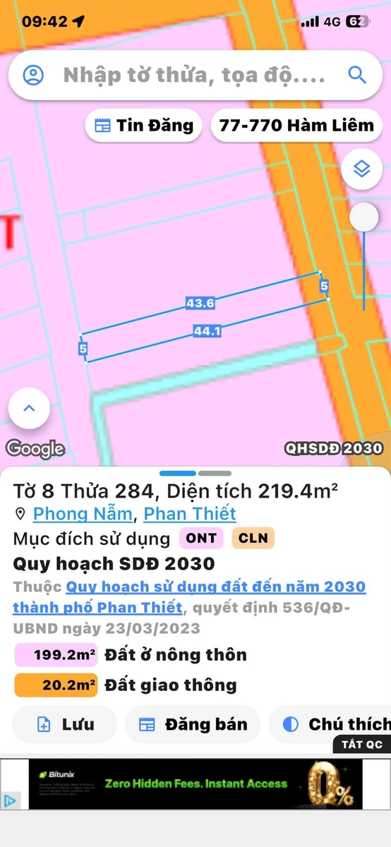 Bán lô đất 219m² 2 mặt tiền Ngô Đức Tốn Quận 12 - Ảnh thu nhỏ 2