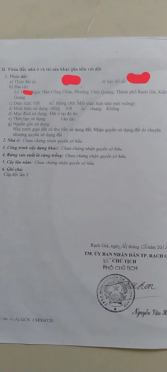Bán nhà mặt tiền 108m² Ngọc Hân Công Chúa, An Giang - Ảnh thu nhỏ 5