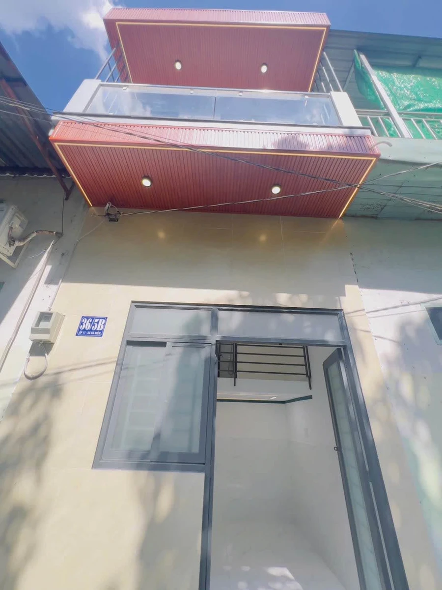 Bán nhà phố 3PN sổ đỏ chung Bình Tân, 17.5m² giá 880 triệu - Ảnh thu nhỏ 2