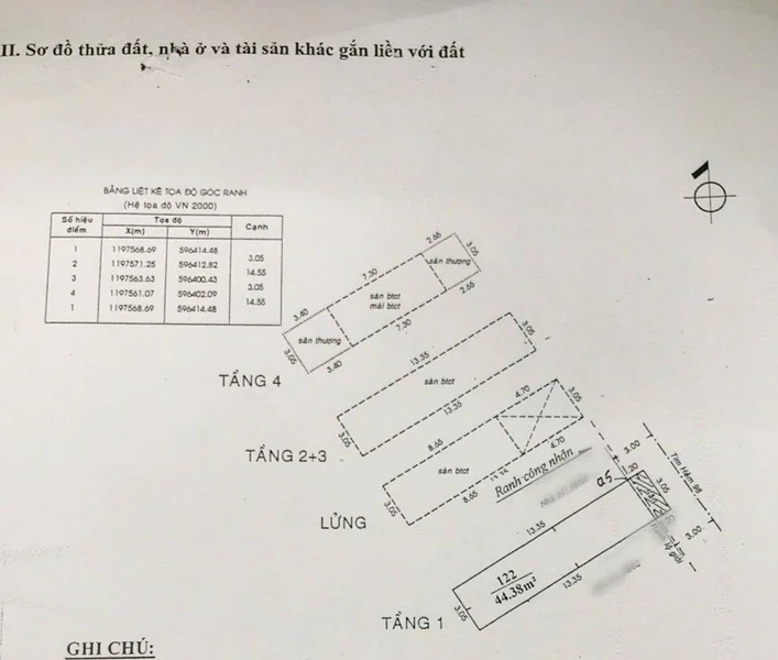 Bán nhà 4 tầng 40m² 4PN đường Trần Nguyên Hãn, Lê Chân, Hải Phòng giá 2,79 tỷ vothiphai