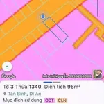Bán đất mặt tiền Trương Văn Vĩnh Dĩ An 96m² - Ảnh thu nhỏ 3