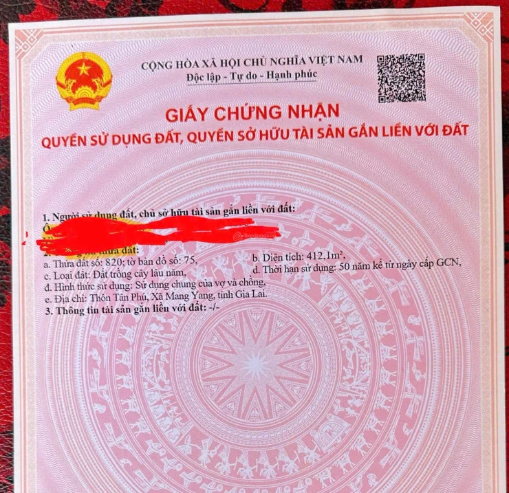 Chính chủ cần bán gấp lô đất tuyệt đẹp MT Quốc lộ 19 xã Mang Yang - Ảnh thu nhỏ 3