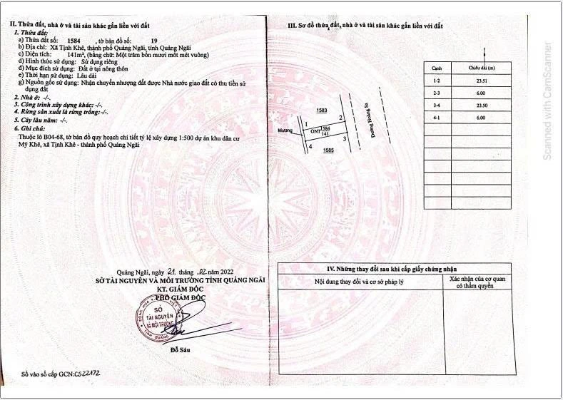 Cắt lỗ lô đôi mặt tiền Hoàng Sa khu dân cư Mỹ Khê Angkora Quảng Ngãi, 12 mét ngang, giá 28 triệu/m² - Ảnh thu nhỏ 3
