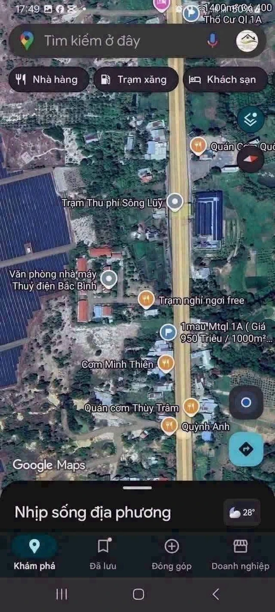Bán đất Quốc lộ 1A Bắc Bình 9.800m² mặt tiền 28m - 9 tỷ - Ảnh thu nhỏ 3